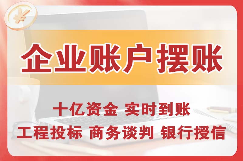 宁河企业账户摆账