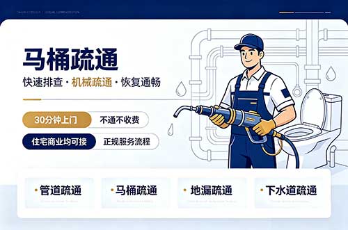 宁河马桶疏通
