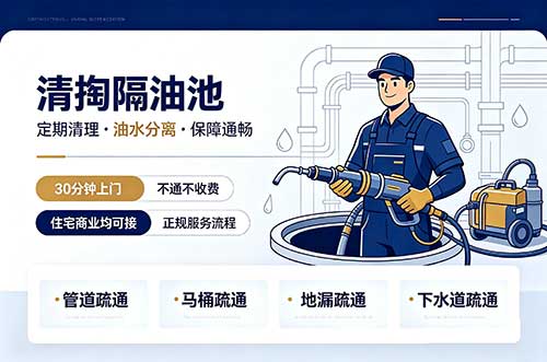 宁河清掏隔油池